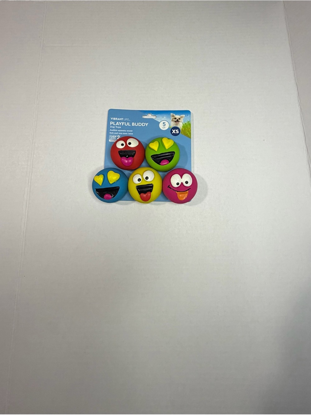Vibrant Emoji Squeezable Balls Set - Red, Green, Yellow, Blue, Pink